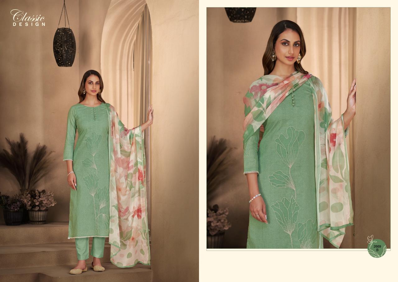 Sargam Liyana catalog famous dress material shop in surat