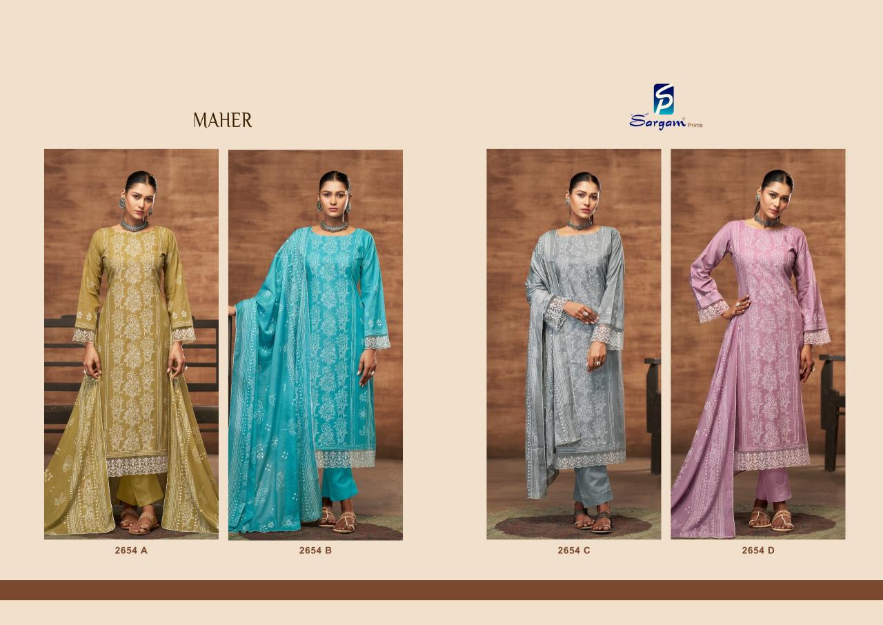 Sargam Maher Catalog surat dress material wholesale shop