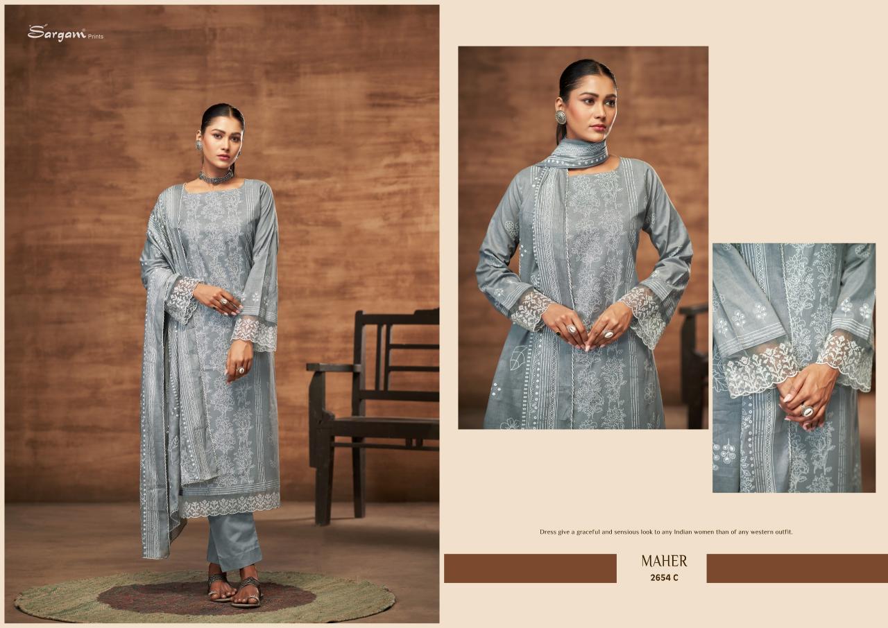 Sargam Maher Catalog surat dress material wholesale shop
