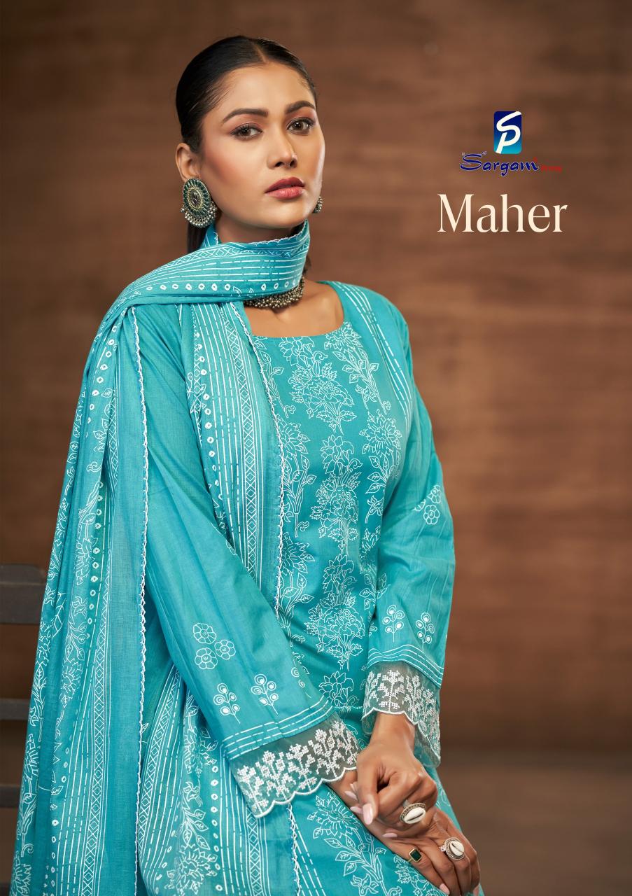 Sargam Maher Catalog surat dress material wholesale shop