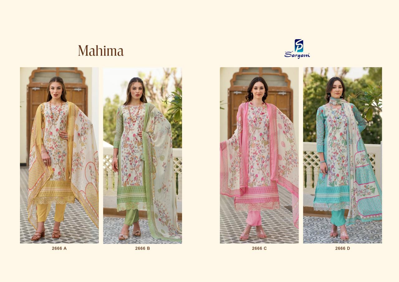 Sargam Mahima catalog ethnic dress material wholesale 