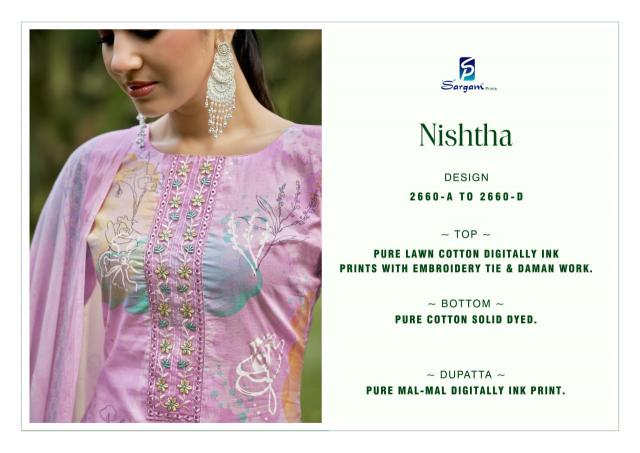 Sargam Nishtha Catalog best dress material manufacturer in surat