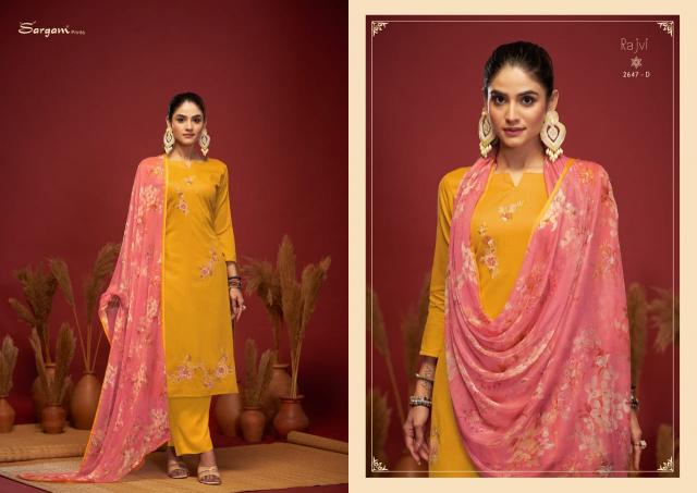 Sargam Rajvi catalog wholesale dress materials in bangalore with price 