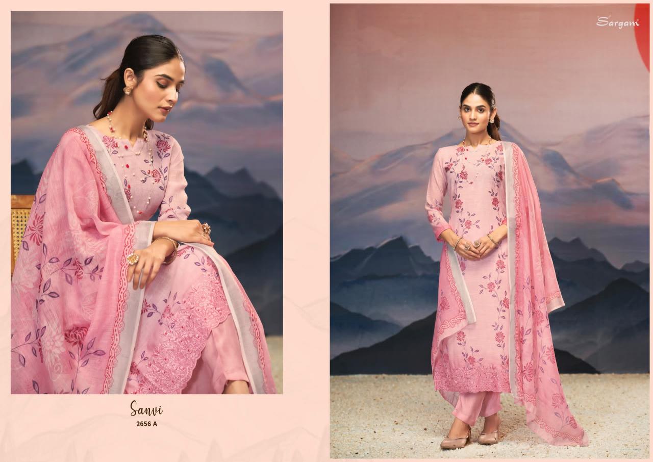 Sargam Sanvi catalog buy wholesale dress materials online