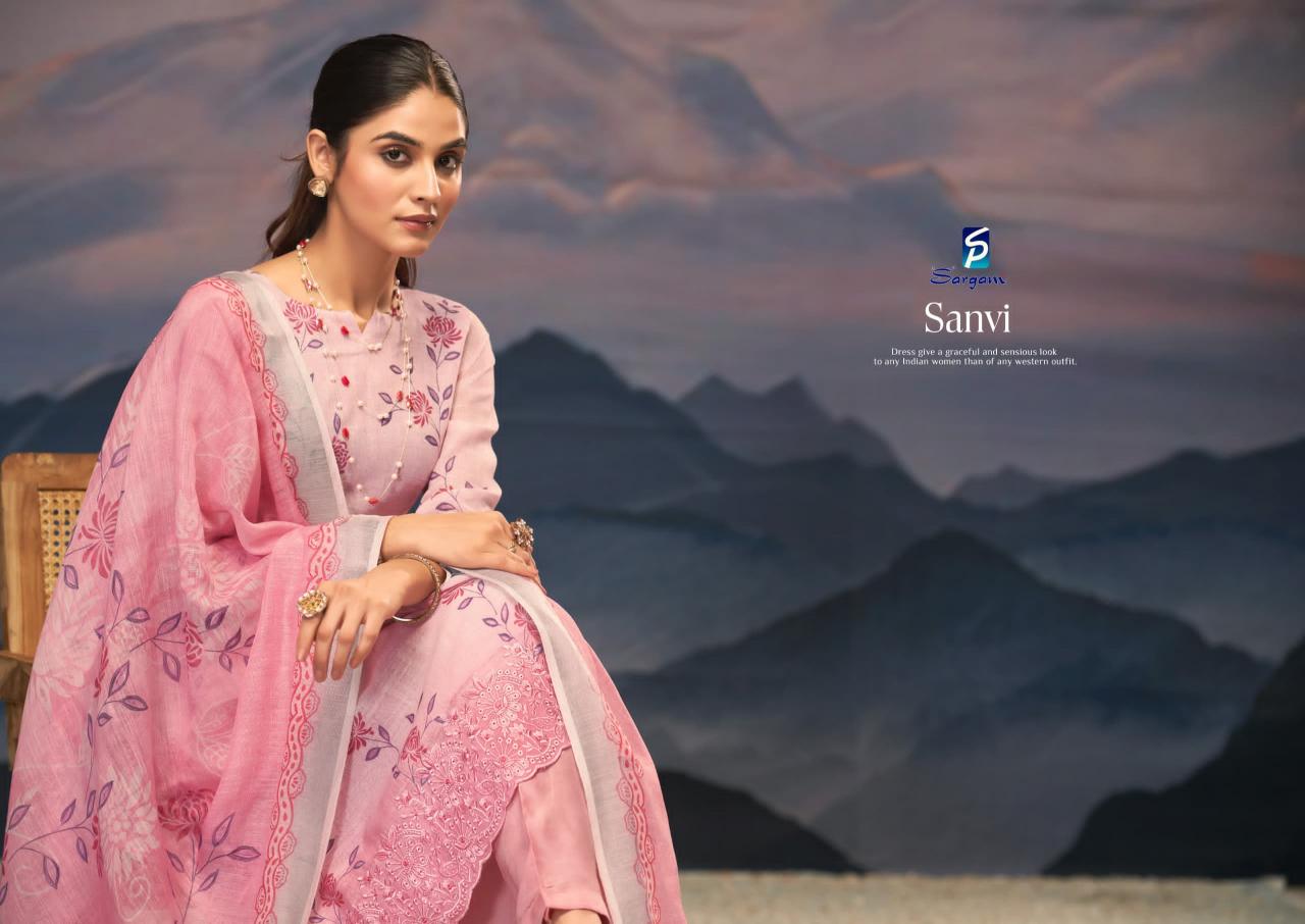 Sargam Sanvi catalog buy wholesale dress materials online