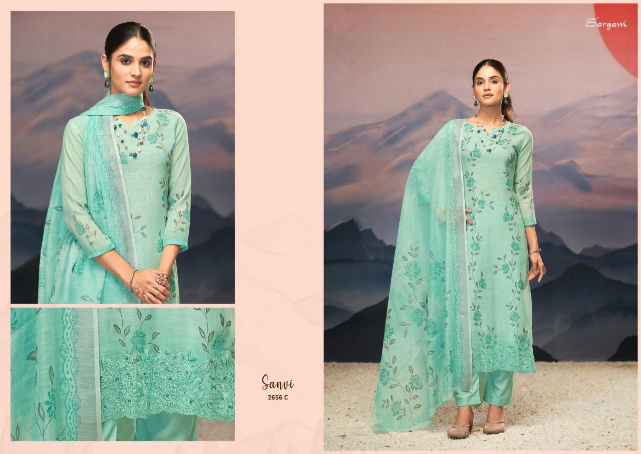 Sargam Sanvi catalog buy wholesale dress materials online