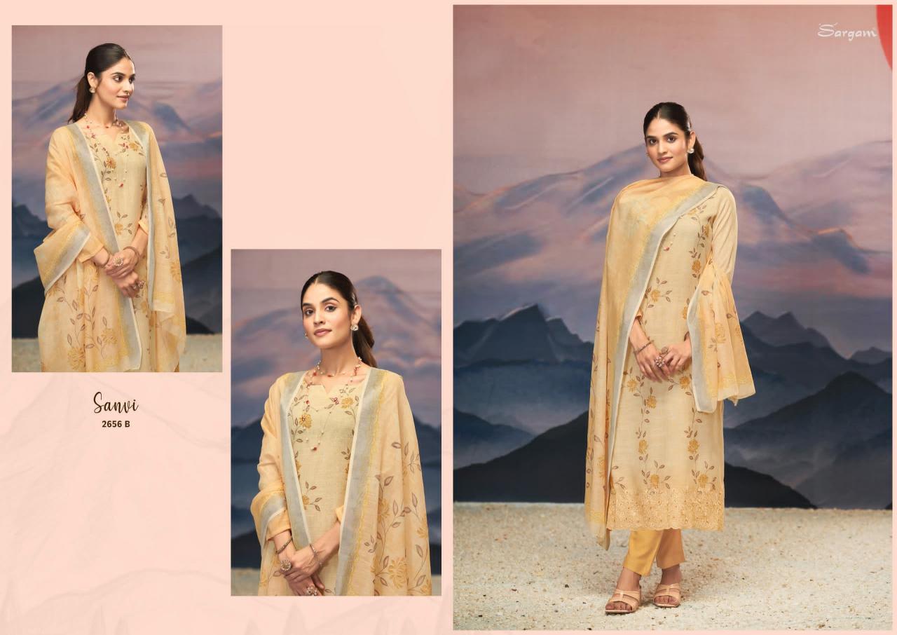 Sargam Sanvi catalog buy wholesale dress materials online