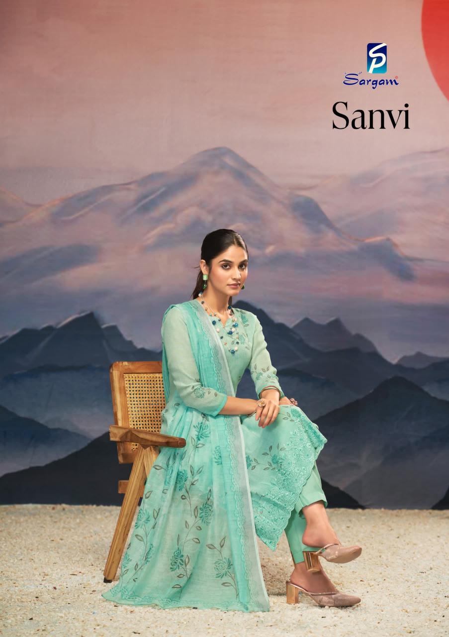 Sargam Sanvi catalog buy wholesale dress materials online