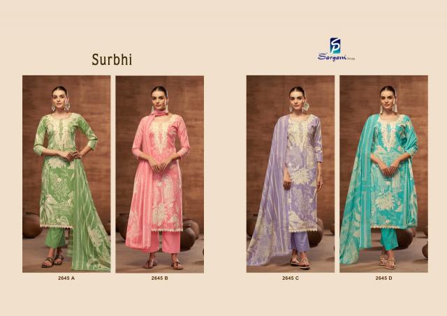 Sargam Surbhi catalog wholesale dress materials in mumbai with price