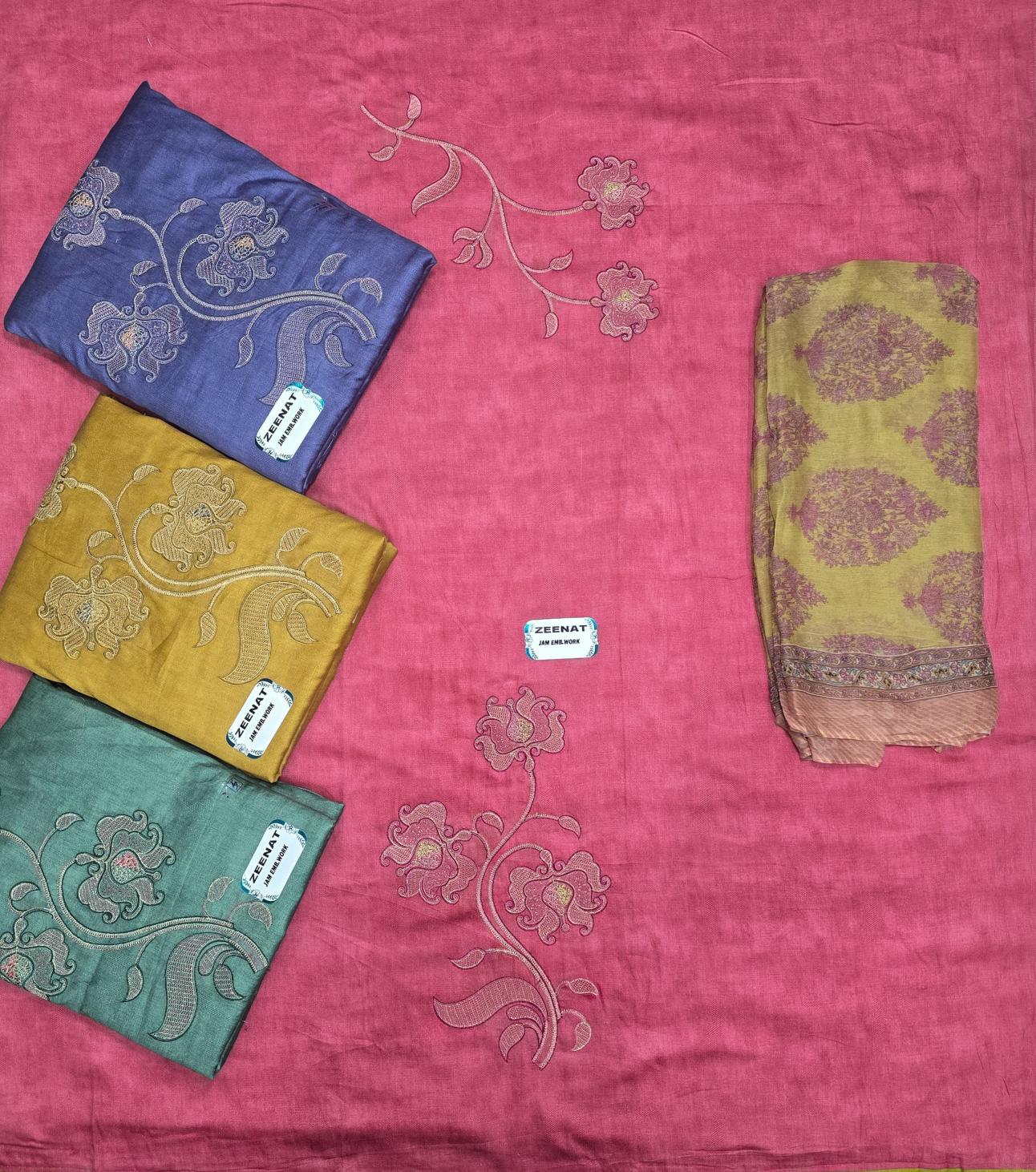 Sargam Zeenat catalog ahmedabad dress material wholesale market