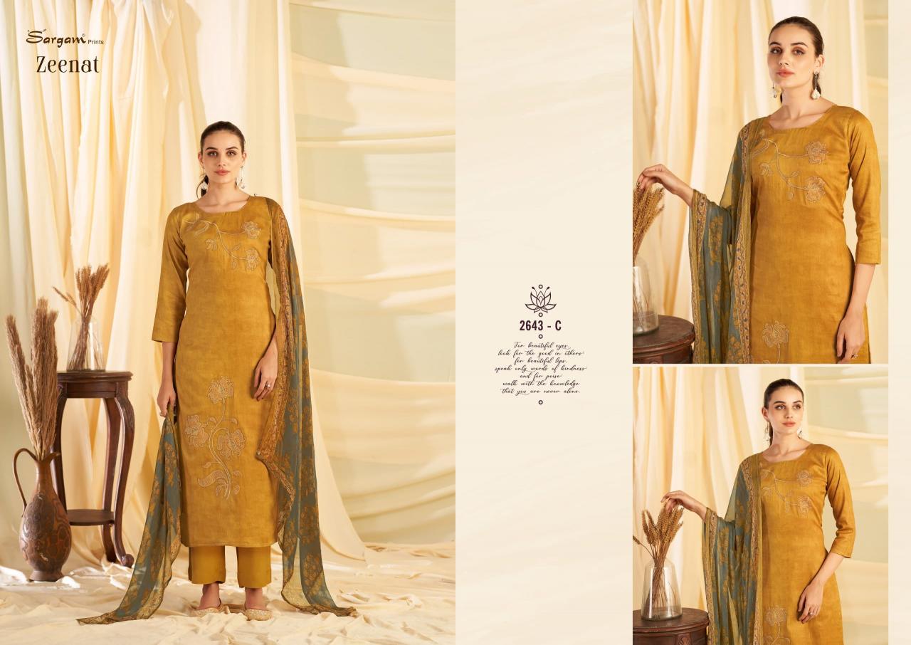 Sargam Zeenat catalog ahmedabad dress material wholesale market