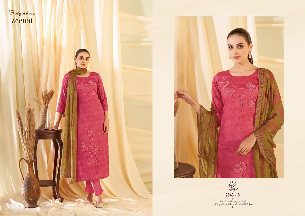 Sargam Zeenat catalog ahmedabad dress material wholesale market