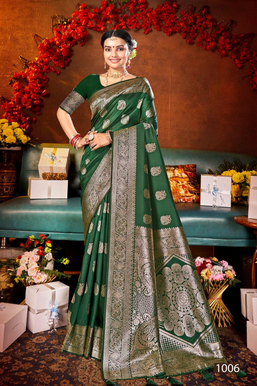 Saroj Grand opening silk vol.1 50*600 silk  in surat with price wholesale
