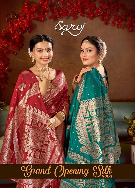 Saroj Grand opening silk vol.2 50*600 silk  in surat with price wholesale