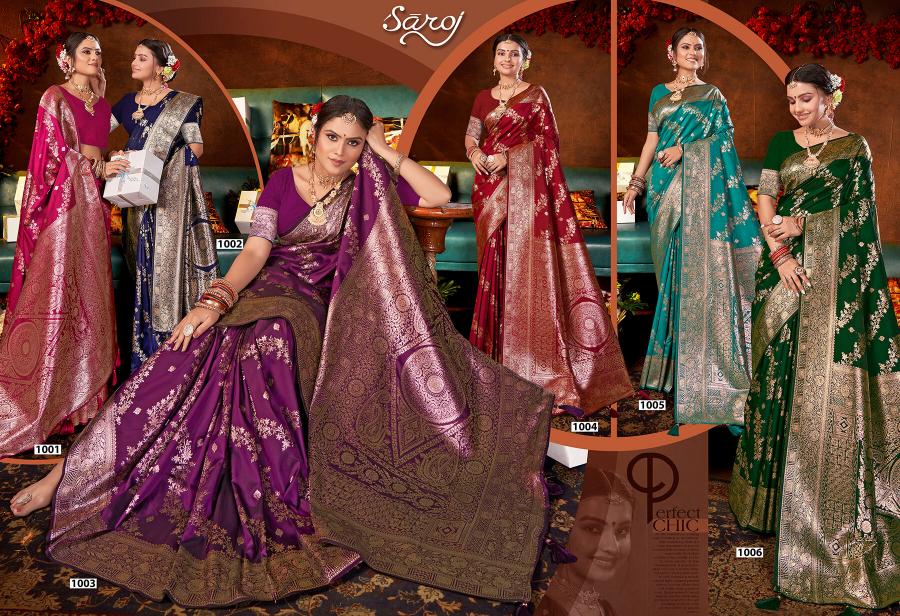 Saroj Grand opening silk vol.3 50*600 silk  in surat with price wholesale