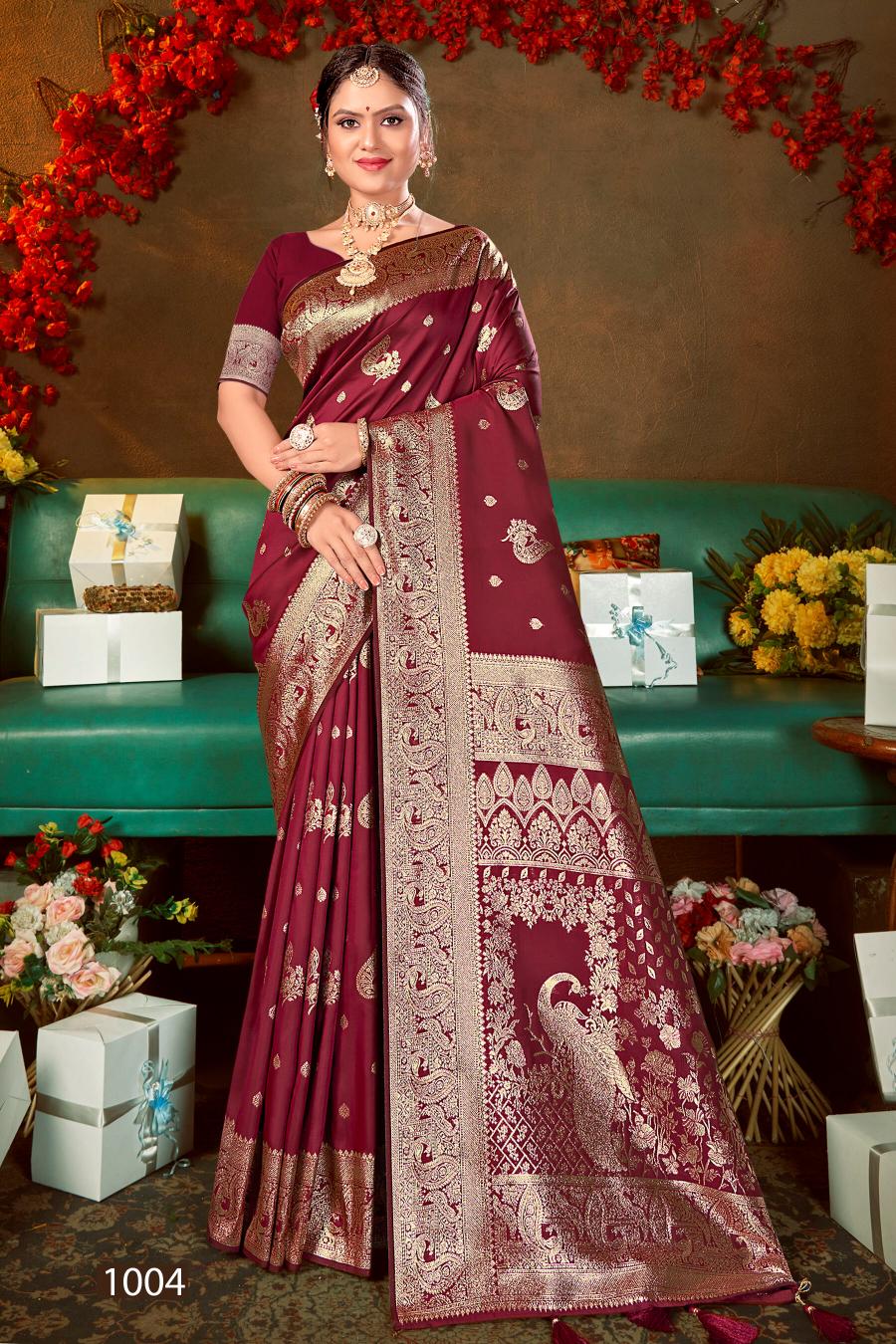 Saroj Grand opening silk vol.4 50*600 silk  in surat with price wholesale