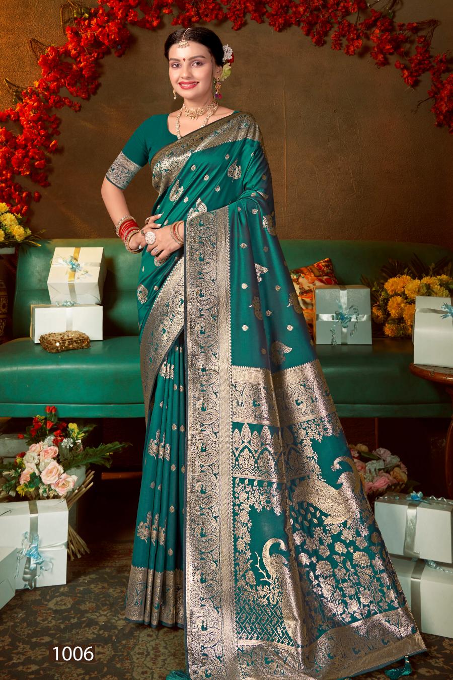 Saroj Grand opening silk vol.4 50*600 silk  in surat with price wholesale