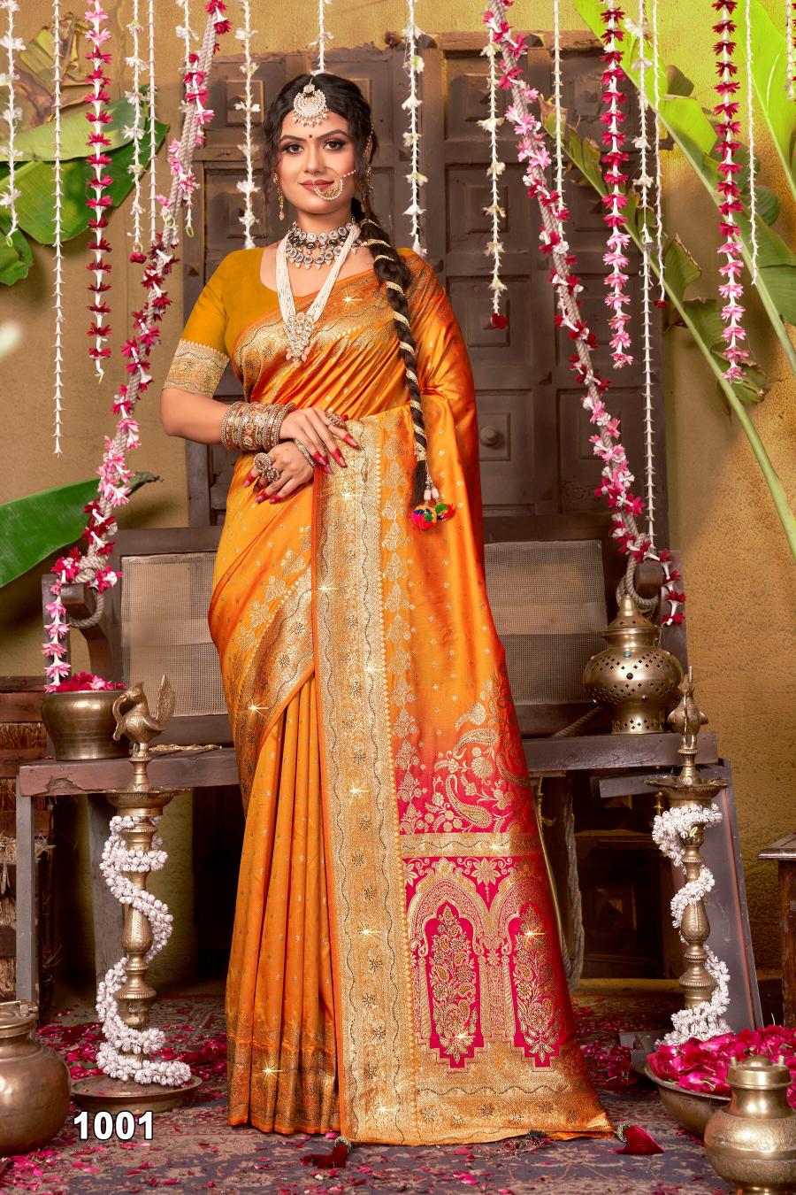 Saroj Megh mayur saroski vol.2 Soft silk saree surat with price wholesale