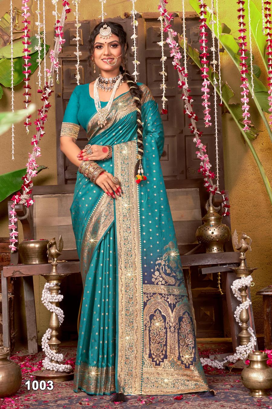 Saroj Megh mayur saroski vol.2 Soft silk saree surat with price wholesale