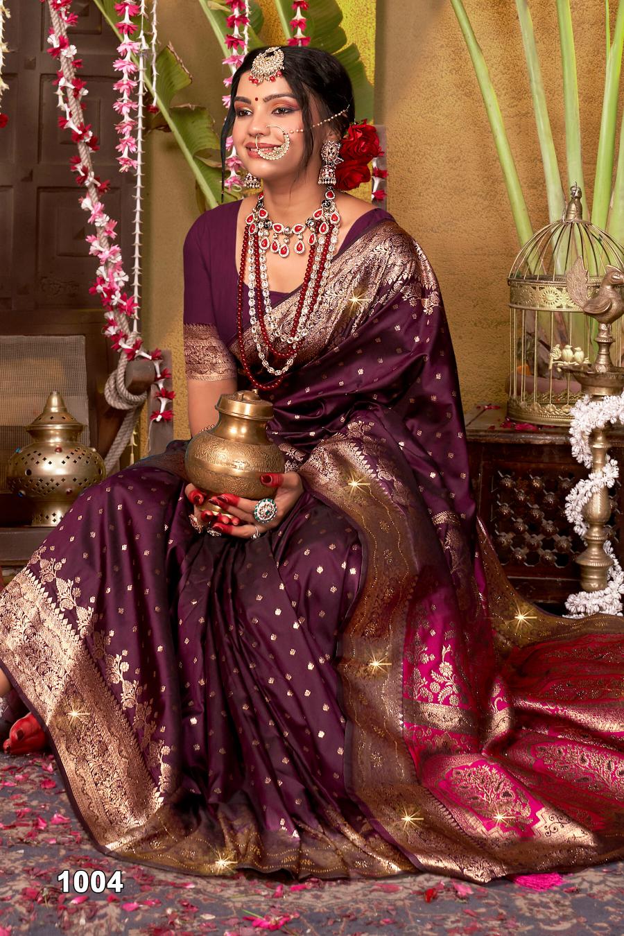 Saroj Megh mayur saroski vol.2 Soft silk saree surat with price wholesale