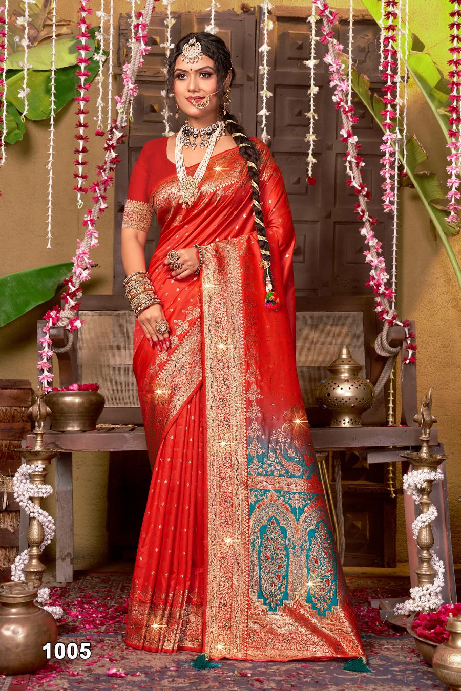 Saroj Megh mayur saroski vol.2 Soft silk saree surat with price wholesale