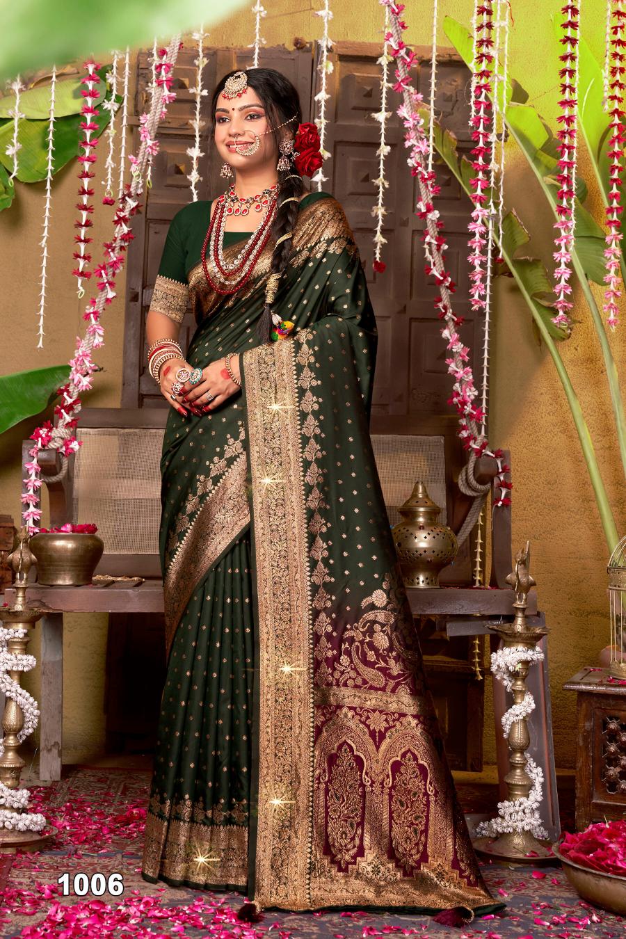 Saroj Megh mayur saroski vol.2 Soft silk saree surat with price wholesale