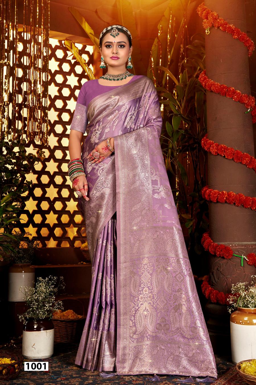 Saroj Sanwaree satin saroski vol.1 Sattin silk in surat with price wholesale