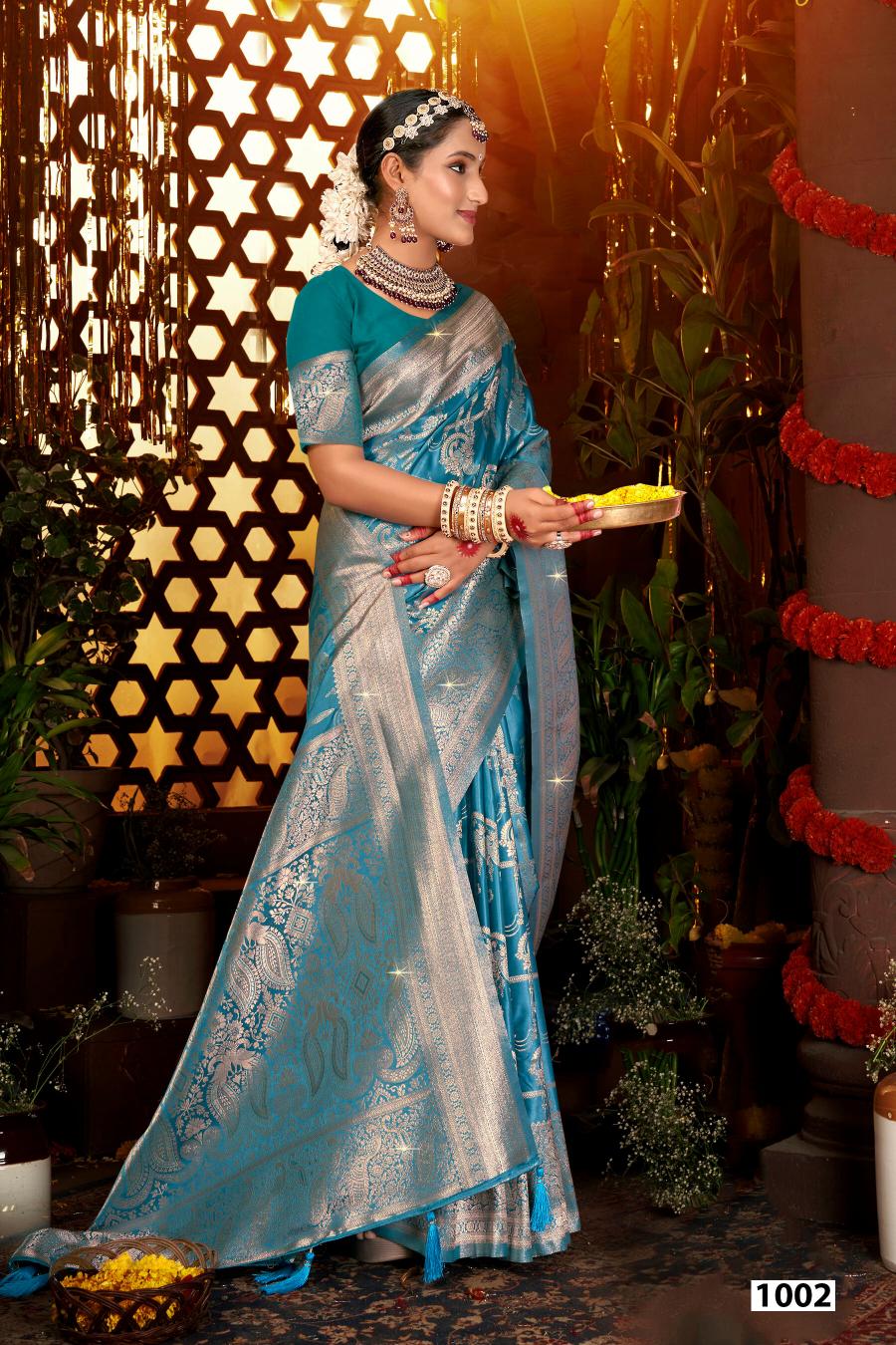 Saroj Sanwaree satin saroski vol.1 Sattin silk in surat with price wholesale