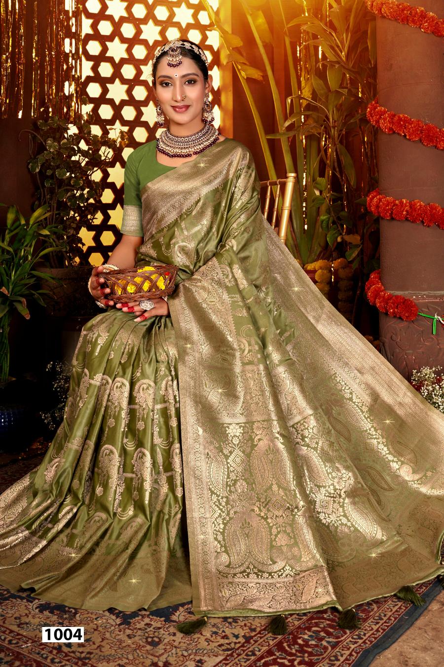 Saroj Sanwaree satin saroski vol.1 Sattin silk in surat with price wholesale