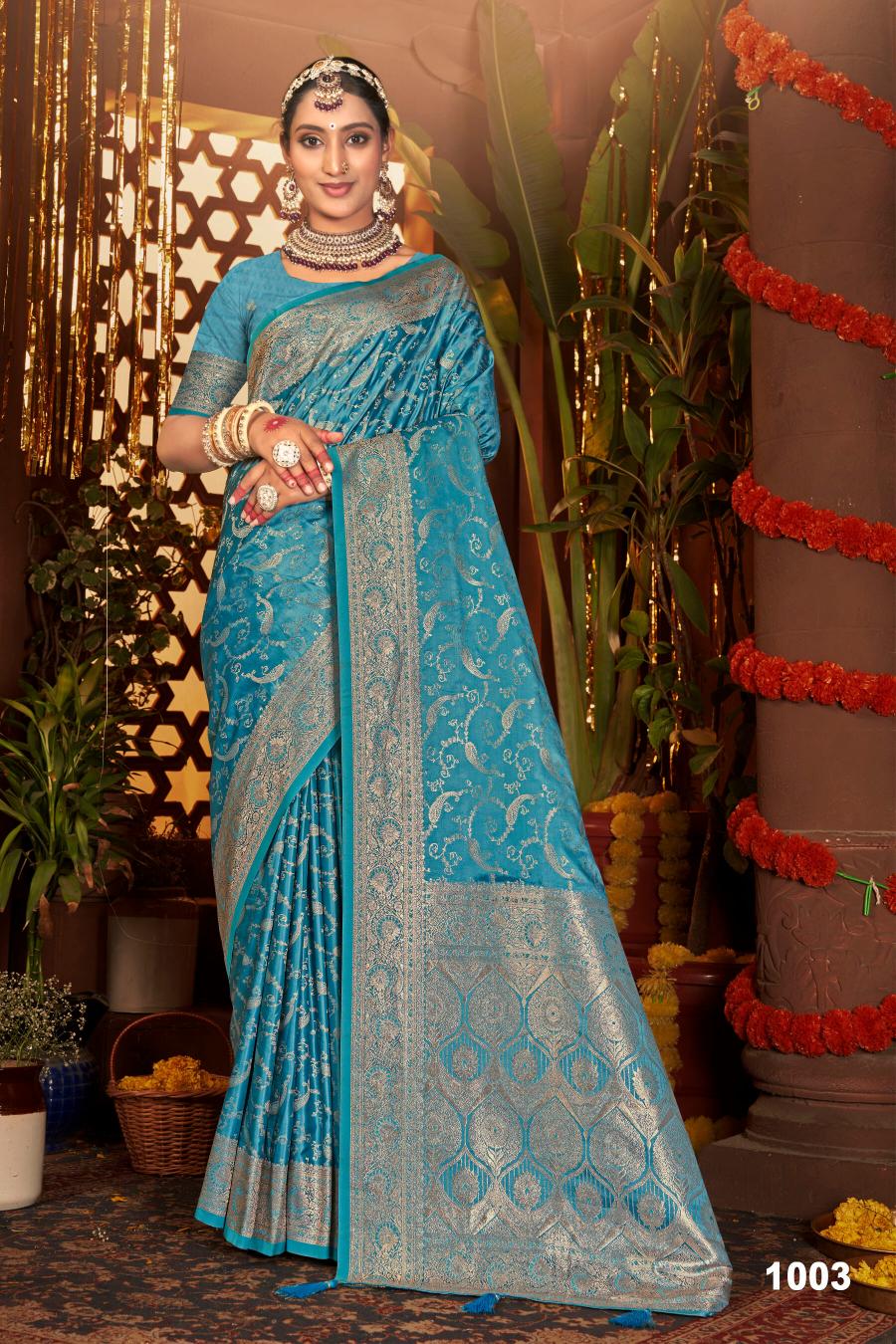 Saroj Sanwaree satin saroski vol.4 Sattin silk in surat with price wholesale