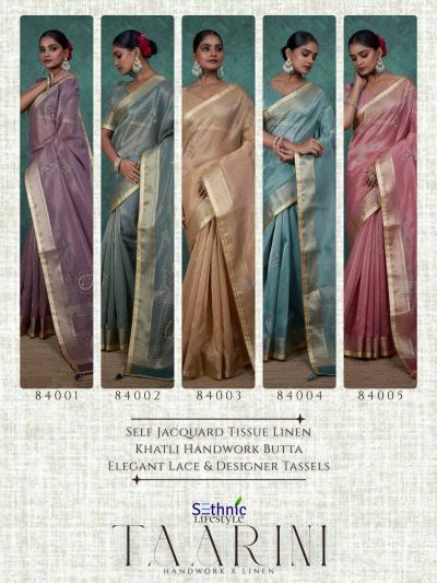 Sethnic Taarini catalog surat linen sarees wholesalers