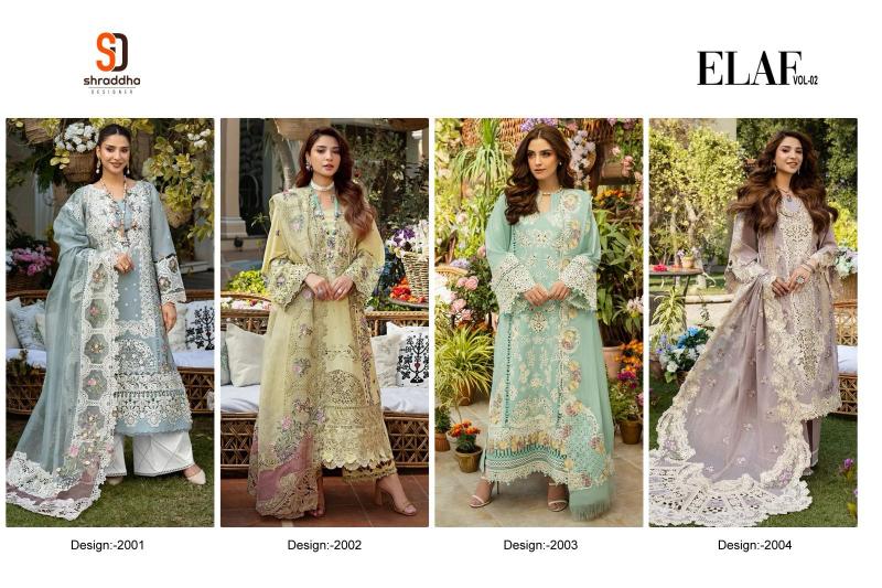 Shraddha Elaf vol 2 catalog pakistani plazo suits with price