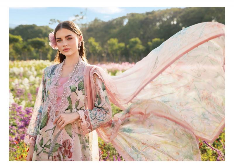 Shraddha Maria B Chikankari Vol 19 Catalog Chiffon Dupatta online designer suits pakistani