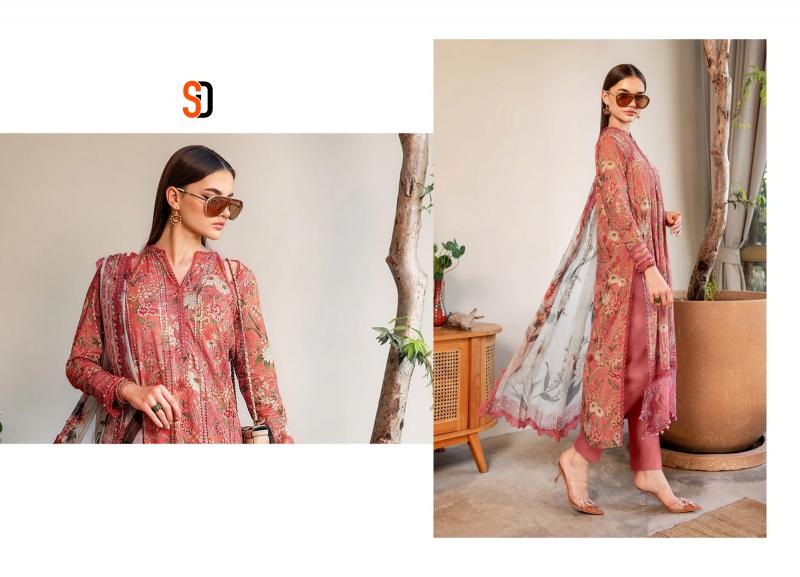 Shraddha Maria B Chikankari Vol 19 catalog Cotton Dupatta online pakistani plazzo suits