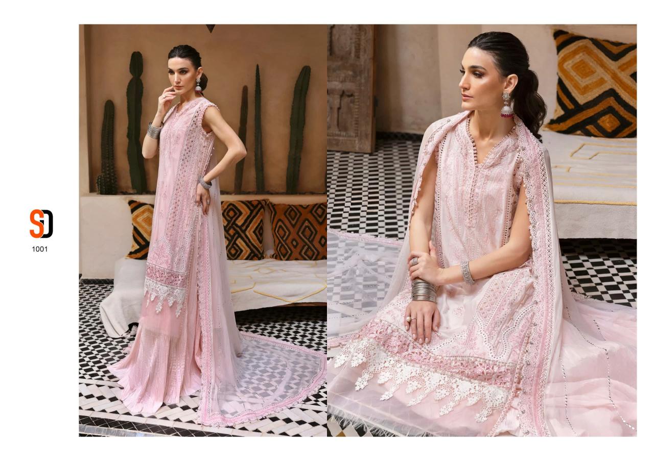 Shraddha Maria B Lawn Catalog Cotton Dupatta pakistani lawn suit collection