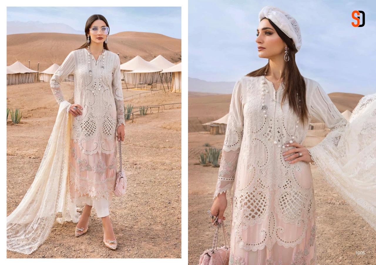 Shraddha Maria B Lawn Catalog Cotton Dupatta pakistani lawn suit collection