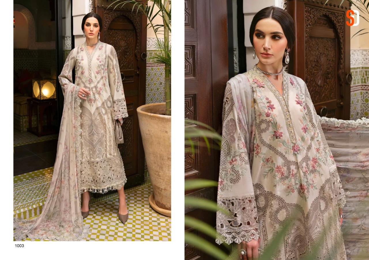 Shraddha Maria B Lawn Catalog Cotton Dupatta pakistani lawn suit collection