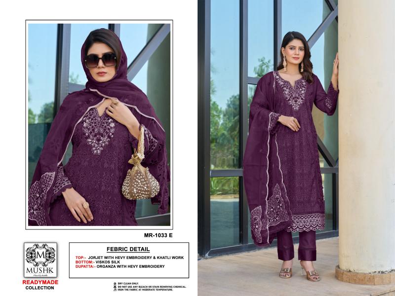 Shrddha Mushk MR 1033 ABCDE Catalog pakistani punjabi suit latest design