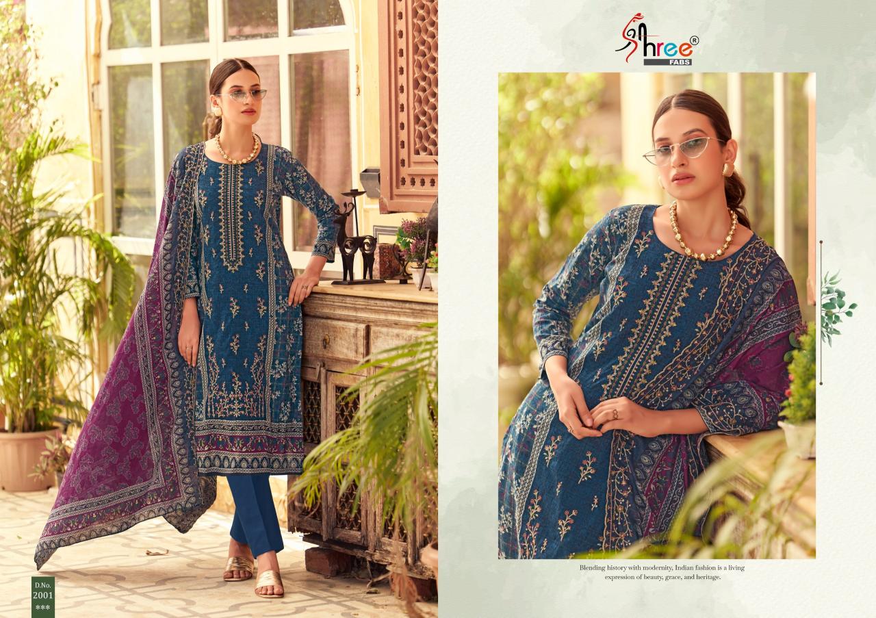 Shree Fabs Bin Saeed Lawn Collection Vol 20 catalog best pakistani ladies suit online