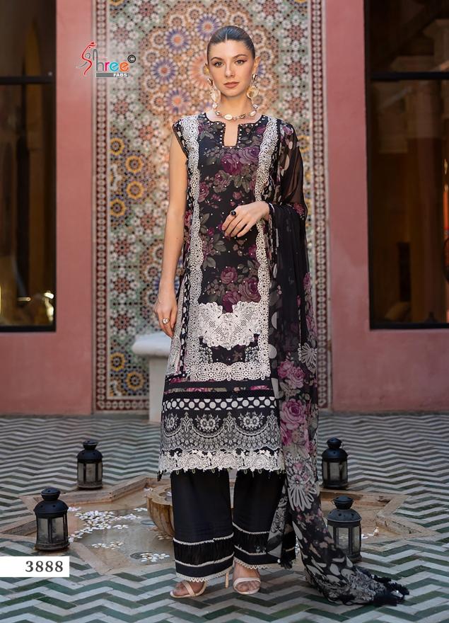 Shree Fabs Elaf Signature Vol 1 catalog Cotton Dupatta new pakistani designer suits 2025