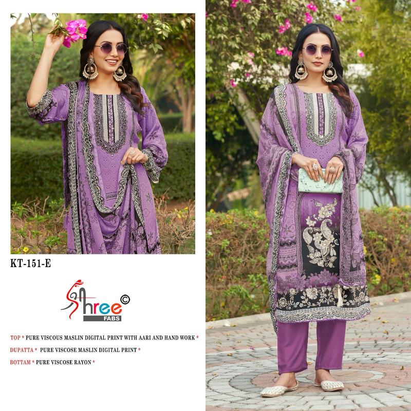 Shree fabs KT 151 Catalog pakistani suit style 2025
