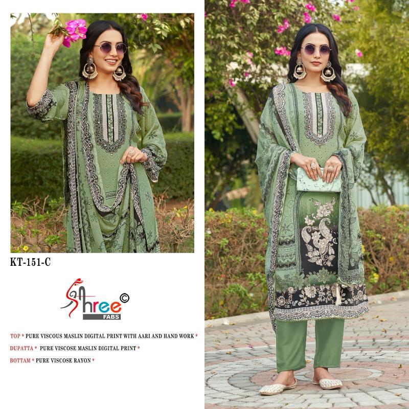 Shree fabs KT 151 Catalog pakistani suit style 2025
