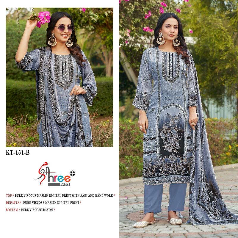 Shree fabs KT 151 Catalog pakistani suit style 2025