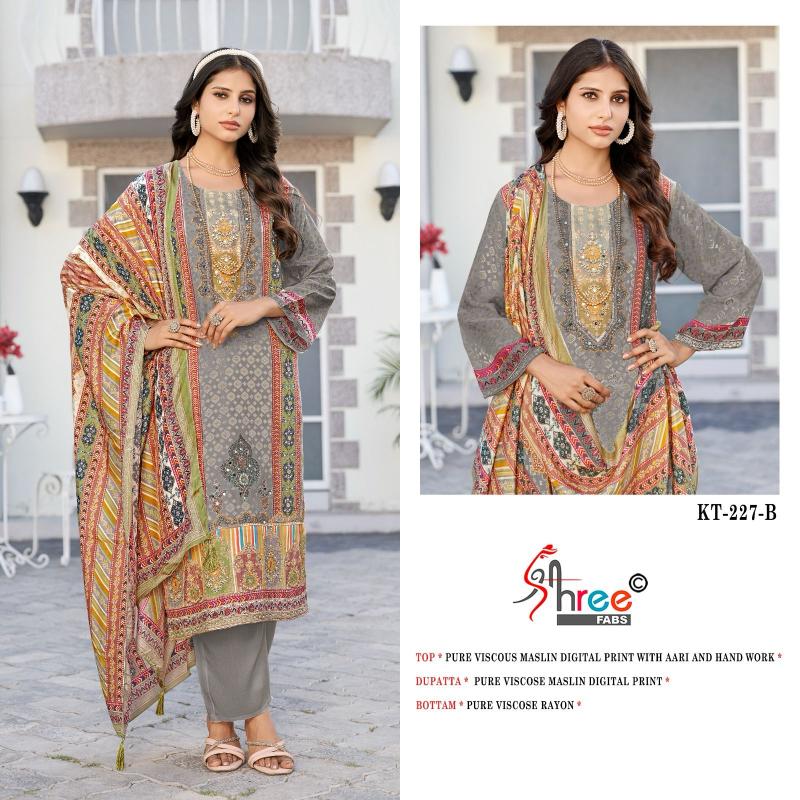 Shree Fabs KT 227 Catalog latest pakistani suits online shopping