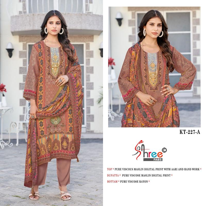 Shree Fabs KT 227 Catalog latest pakistani suits online shopping