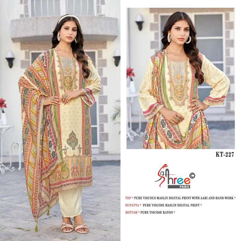 Shree Fabs KT 227 Catalog latest pakistani suits online shopping