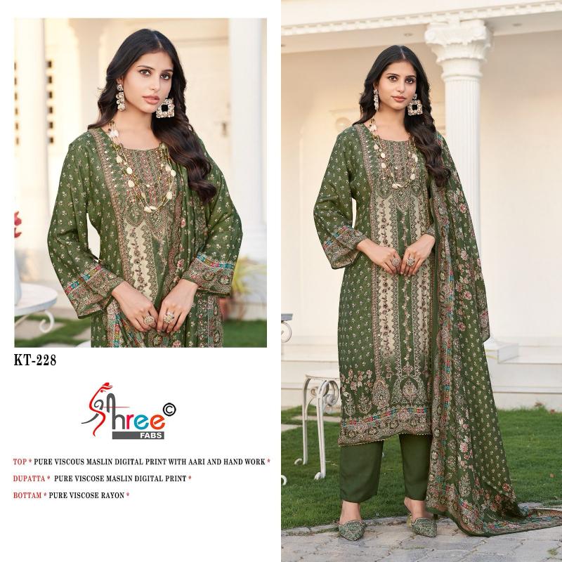 Shree Fabs KT 228 Catalog latest pakistani suits in 2025