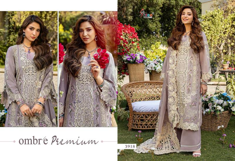 Shree Fabs Ombre premium catalog pakistani cotton embroidered suits