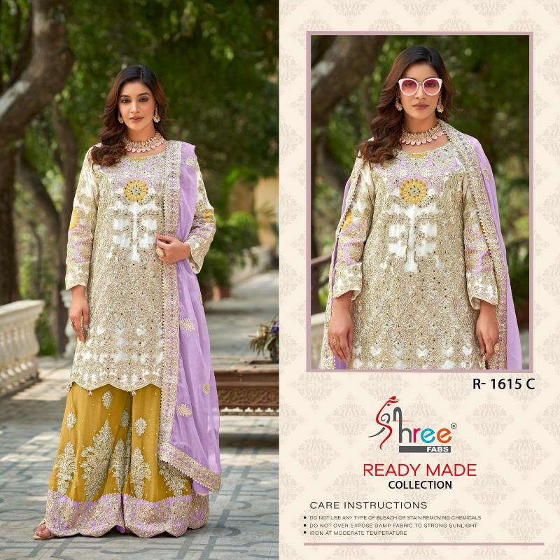 Shree Fabs R 1615 catalog pakistani bridal sharara suits