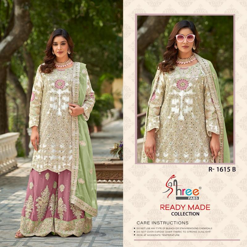 Shree Fabs R 1615 catalog pakistani bridal sharara suits